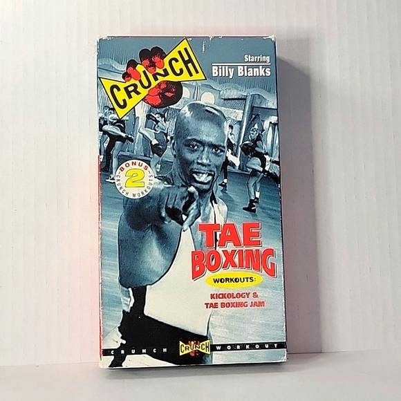 ๐ 1999 VHS Tae Boxing Crunch Workout Billy Blanks - Picture 2 of 4